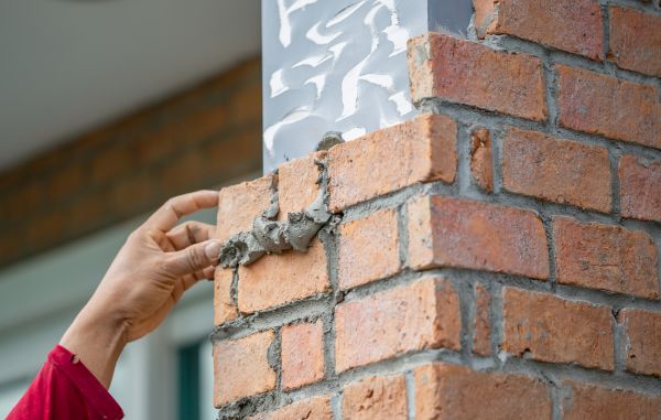 Brick Pillar Repair in Lakeville