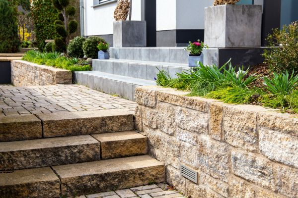 Stone Step Replacement in Lakeville