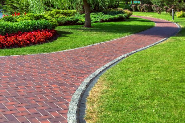 Brick Walkway Installation in Lakeville