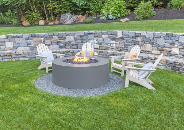 Stone Wall Installation in Lakeville