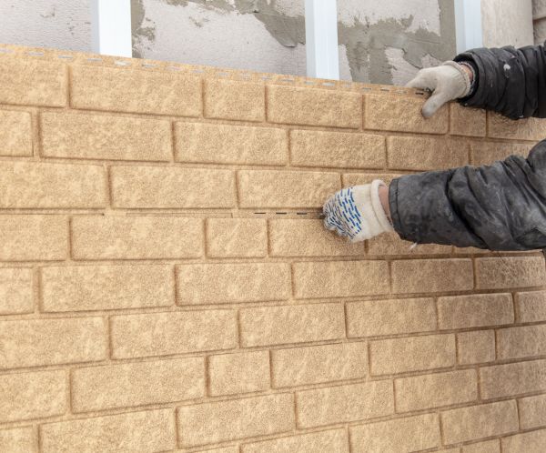Exterior Brick Siding Install