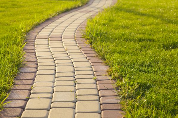 Sidewalk Brick Repair in Lakeville