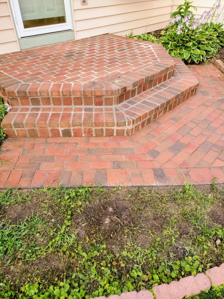 Brick Stoop Repair in Lakeville